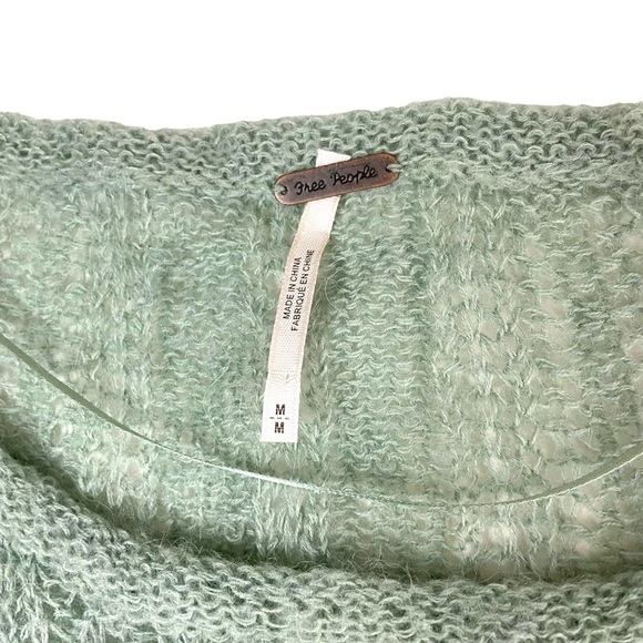 Free People Angel Soft Pullover Sweater Sage Green Medium - Picture 11 of 16